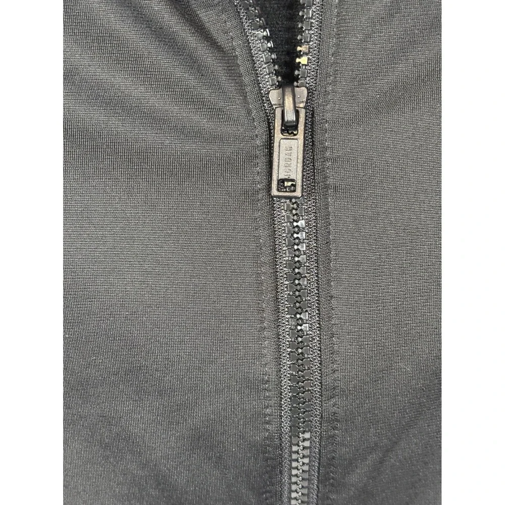 Jordan Kids Black Full Zip Track Jacket Red Tape Logo Jumpman Size 6 5-6Yrs